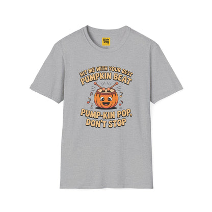 Pumpkin Beat Halloween T-Shirt - Funny Music Tee