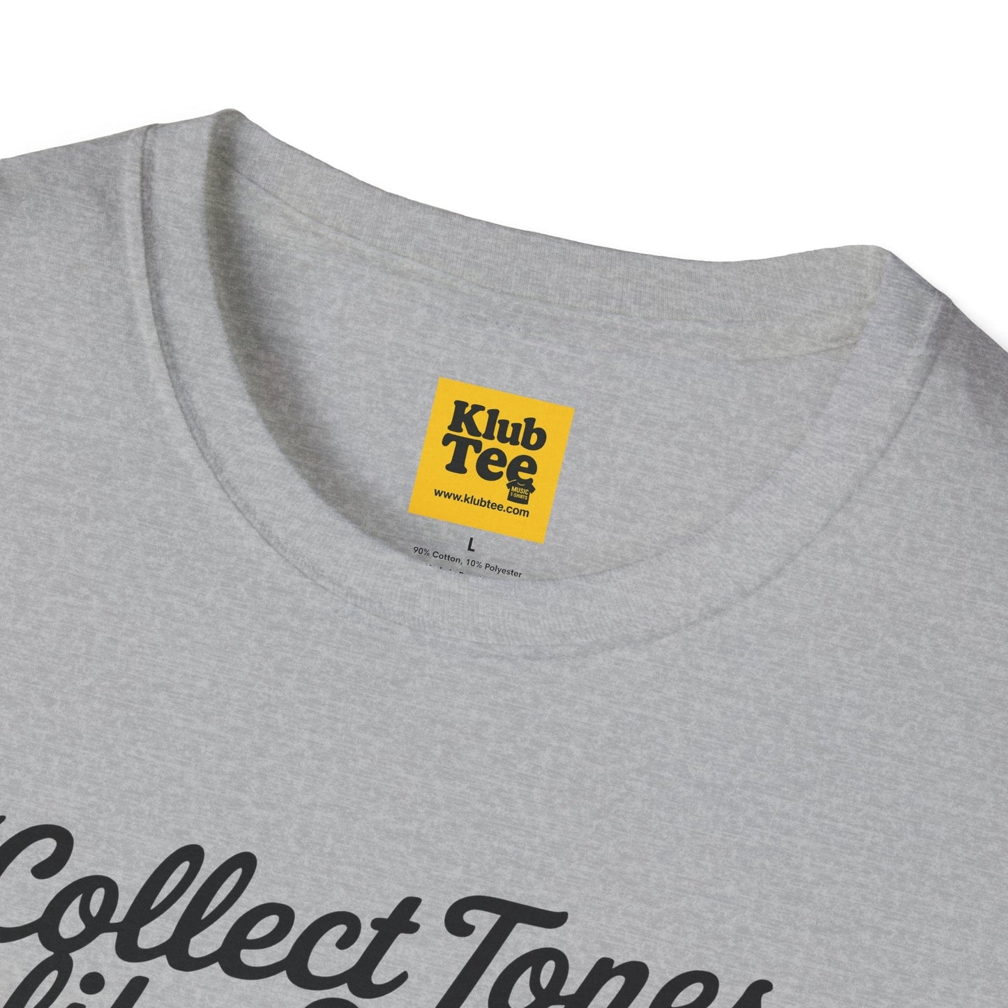 Collect Tones Like Stamps T-Shirt - Music Quote