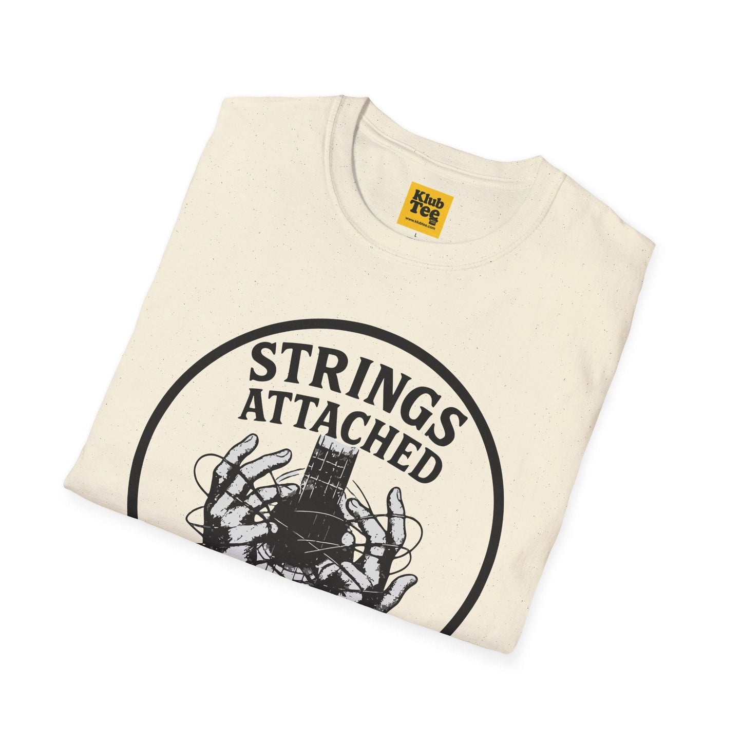 Strings Attached T-Shirt - Guitar Humor