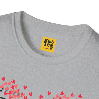 Love Music T-Shirt - Heart-Shaped Notes