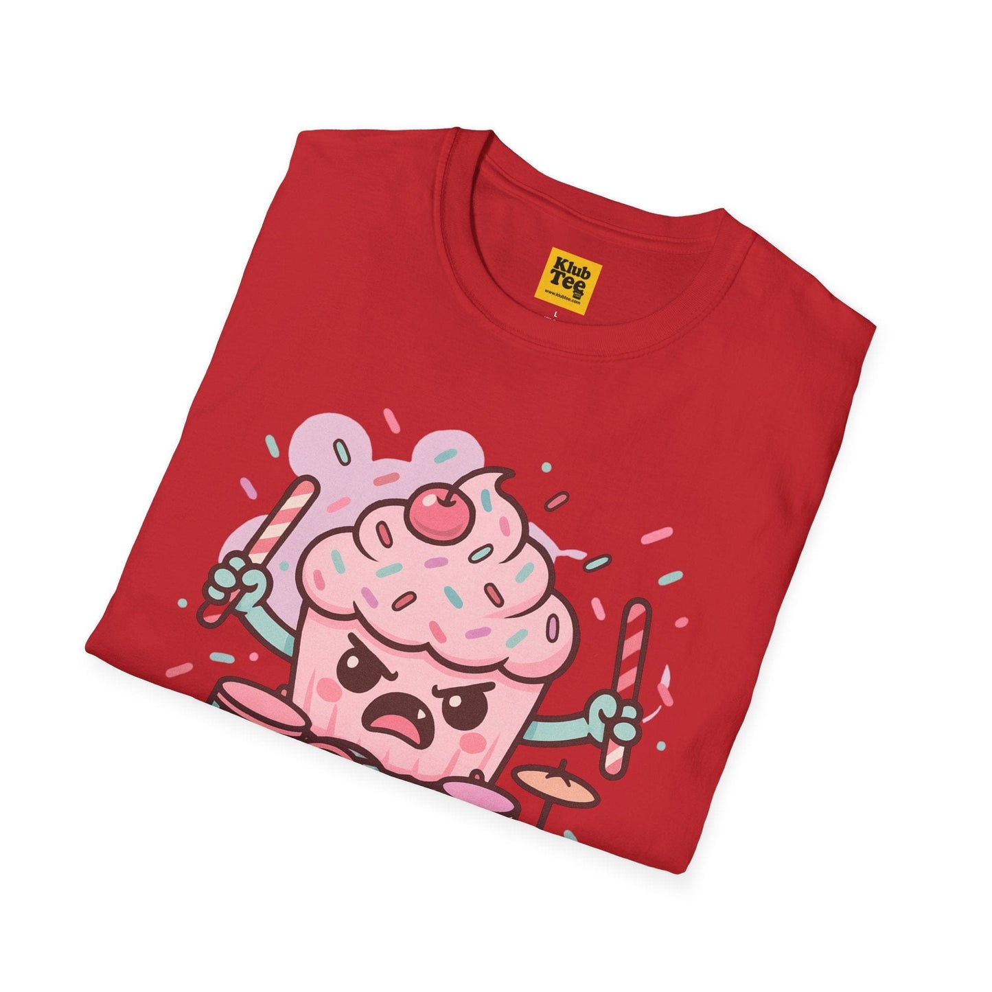 Frosted Fury Cupcake Drummer T-Shirt