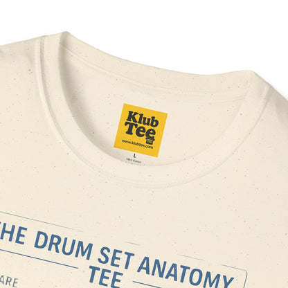Drum Set Anatomy T-Shirt - Percussion Guide