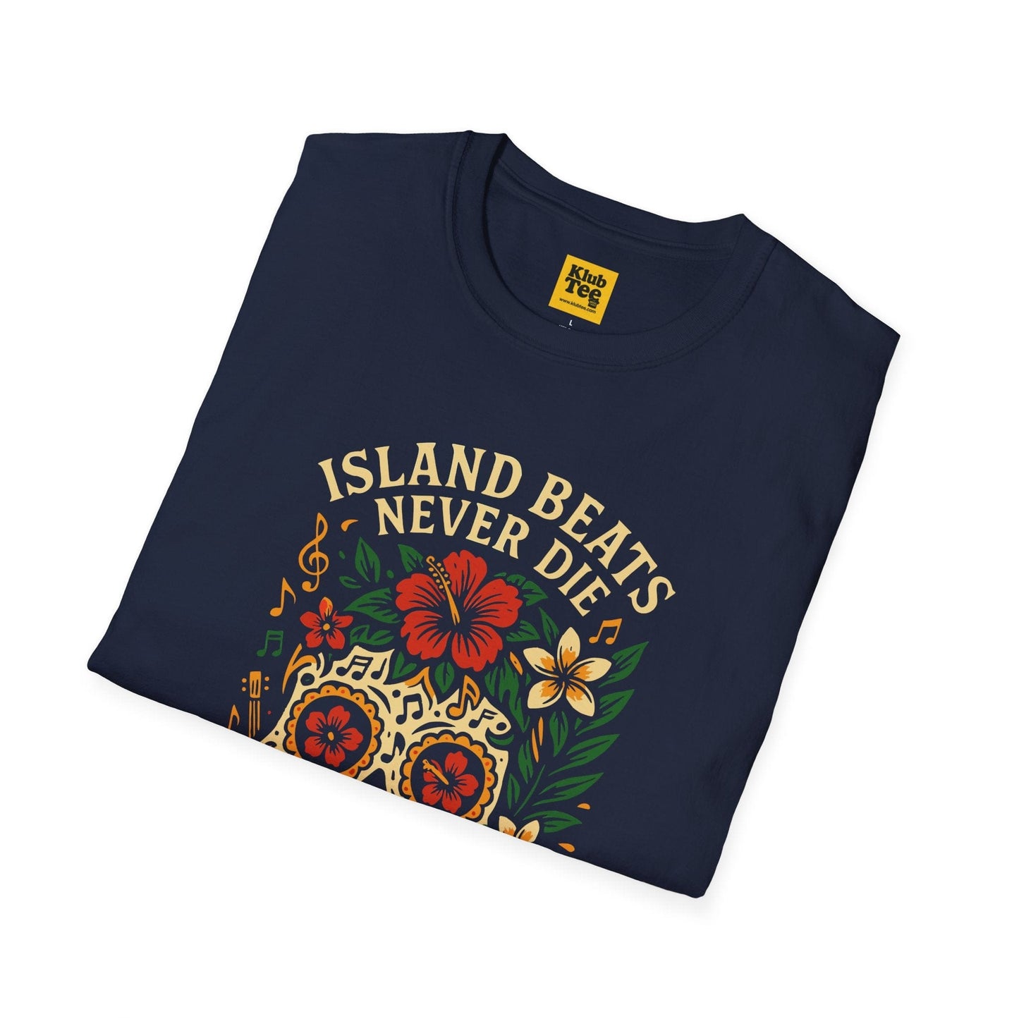 Skull & Floral Rock T-Shirt - Gothic Design