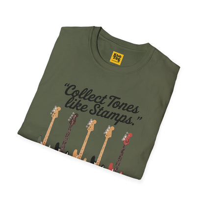 Collect Tones Like Stamps T-Shirt - Music Quote