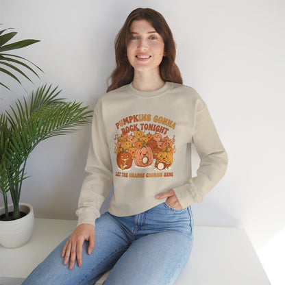 Cozy Pumpkin Sweatshirt - Fall Halloween Fashion
