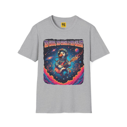 Groovy Galactic Guitar T-Shirt - Cosmic Music Tee