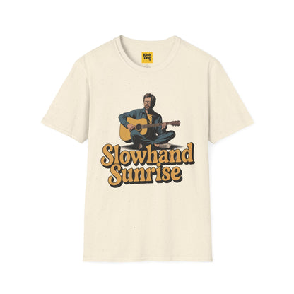 Slowhand Sunrise Guitarist T-Shirt | Vintage Clapton Tee