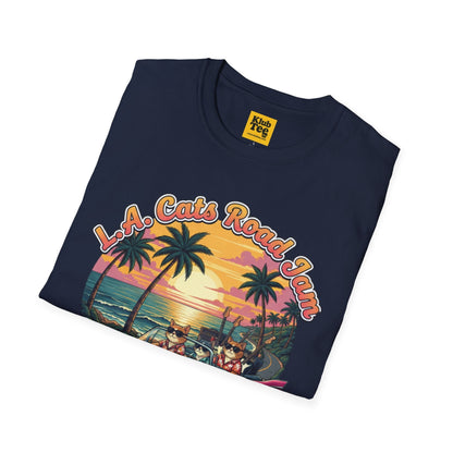 Retro LA Beach Vibes T-Shirt - Summer Vacation Tee