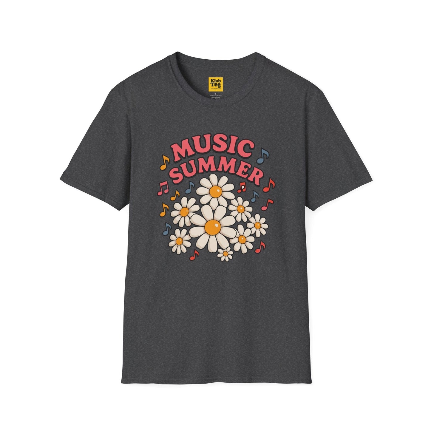 Summer Floral Music T-Shirt - Seasonal Design