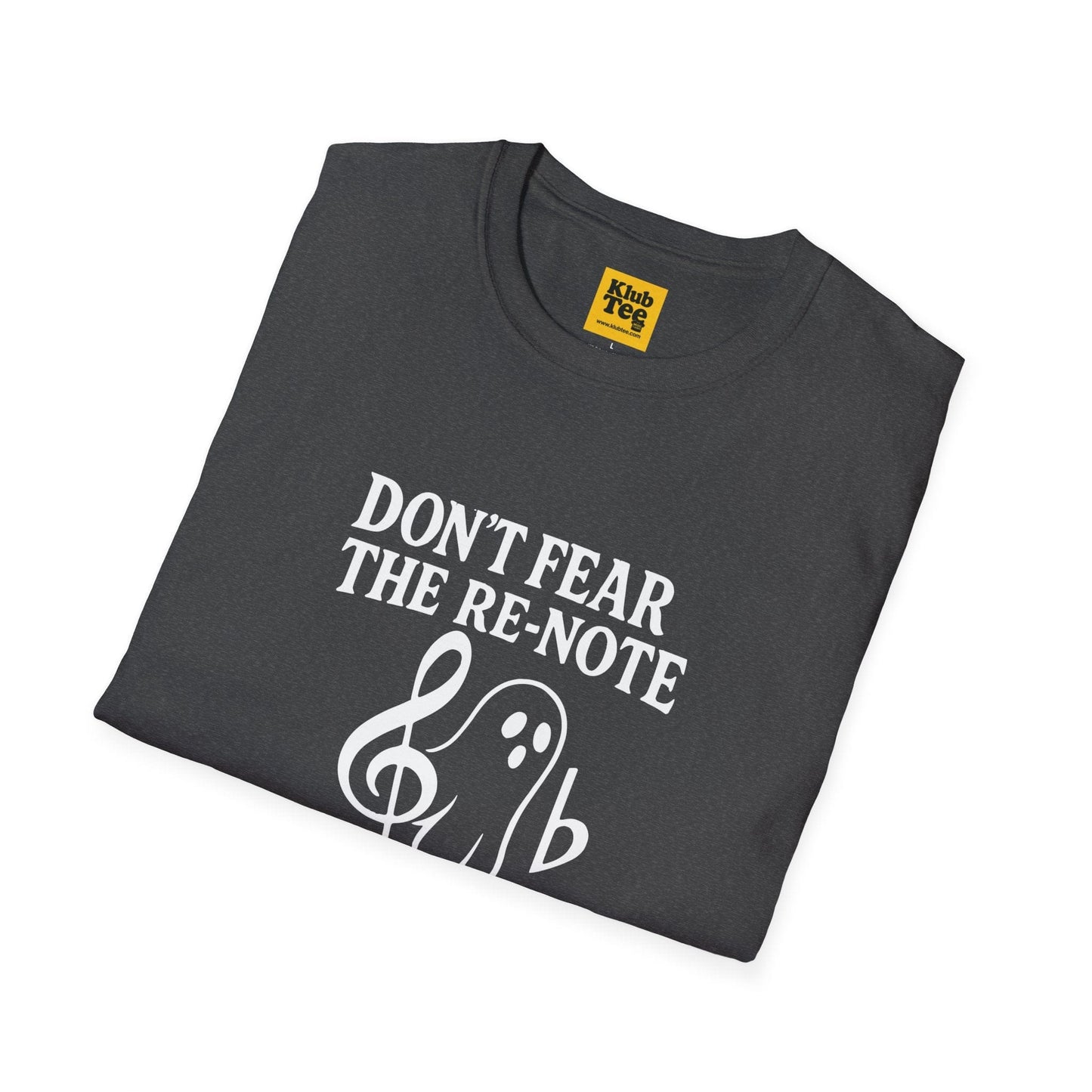 Ghostly Music Humour T-Shirt - Halloween Musician Gift