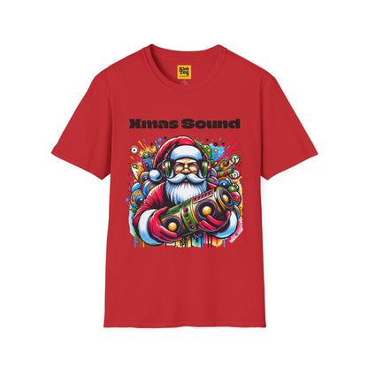 Xmas Sound T-Shirt - Festive Holiday Music Vibe