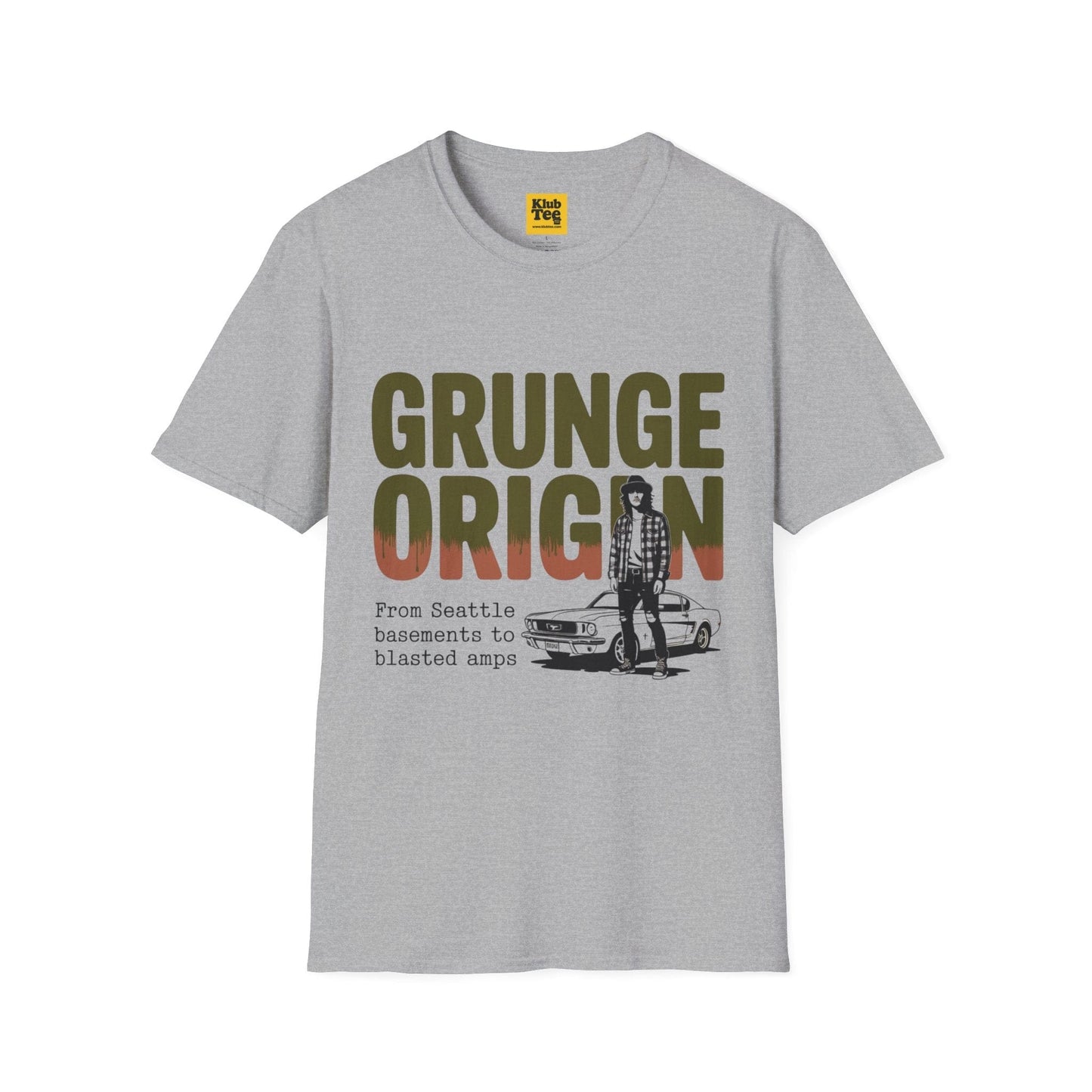 Grunge Origin Band Tee | Vintage Rock Graphic