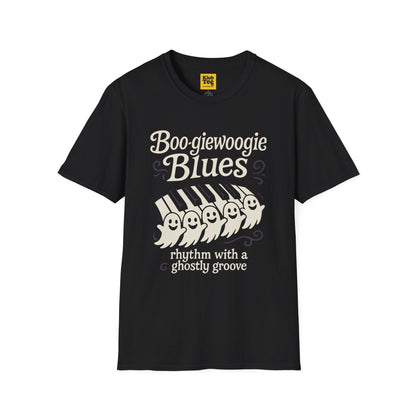Boo-giewoogie Blues Halloween T-Shirt - Ghostly Rhythm