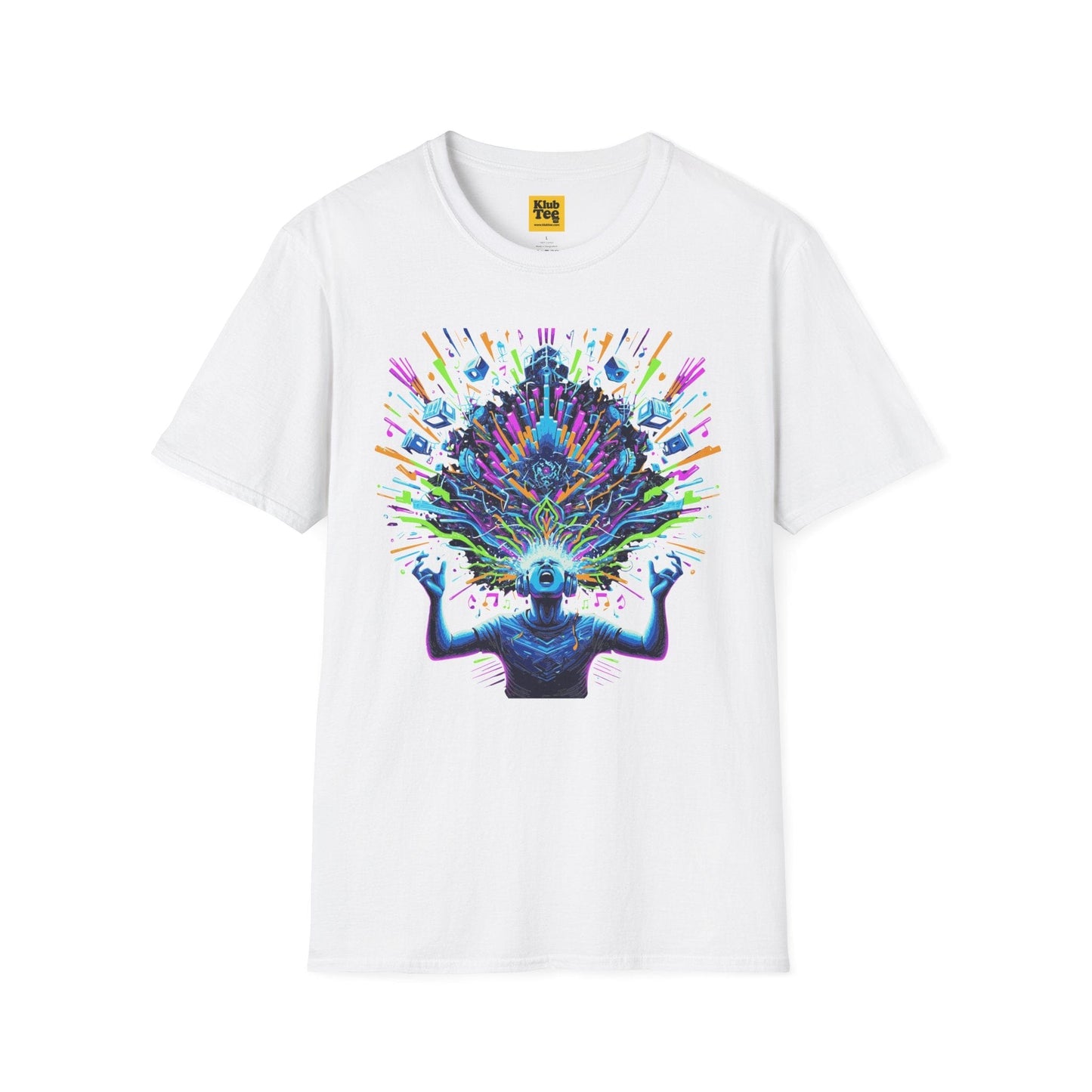Vibrant Mind Explosion T-Shirt - Artistic