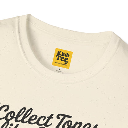 Collect Tones Like Stamps T-Shirt - Music Quote