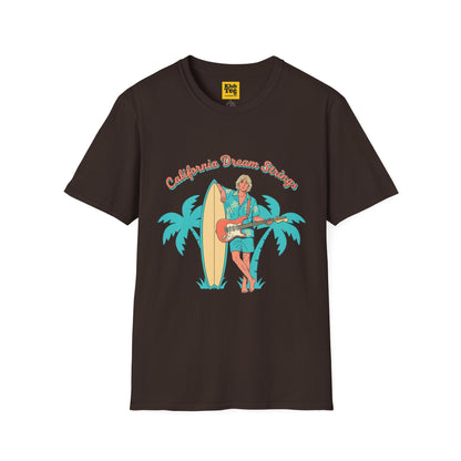 California Dreamin' Surf T-Shirt - Beach Vibes Tee