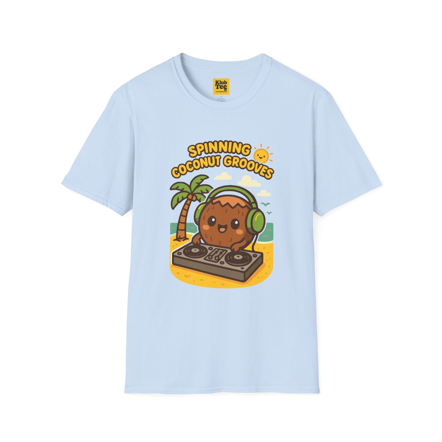 Coconut Grooves T-Shirt - Summer Party Vibes