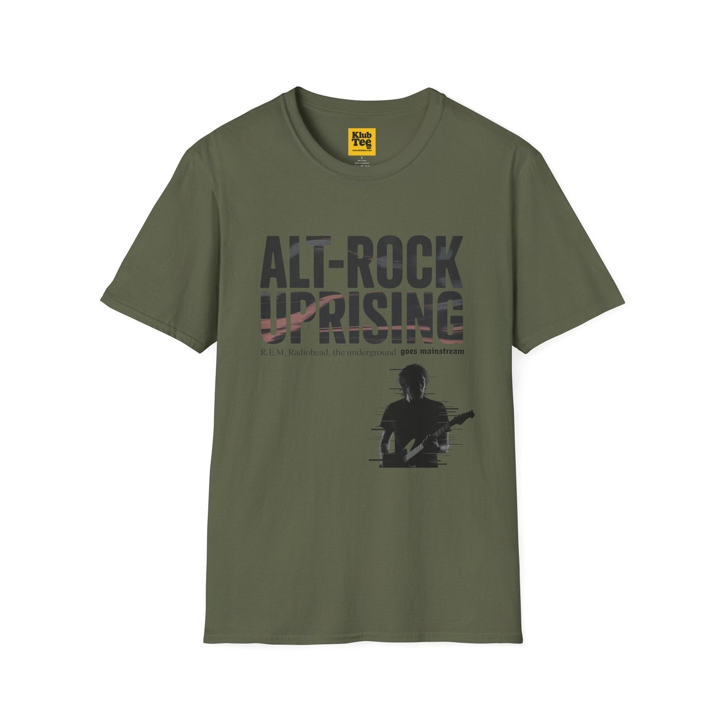 Alt-Rock Uprising T-Shirt | Guitar Silhouette Band Tee