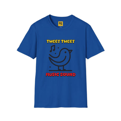 Tweet Tweet Music Sound T-Shirt - Bird Music Tee