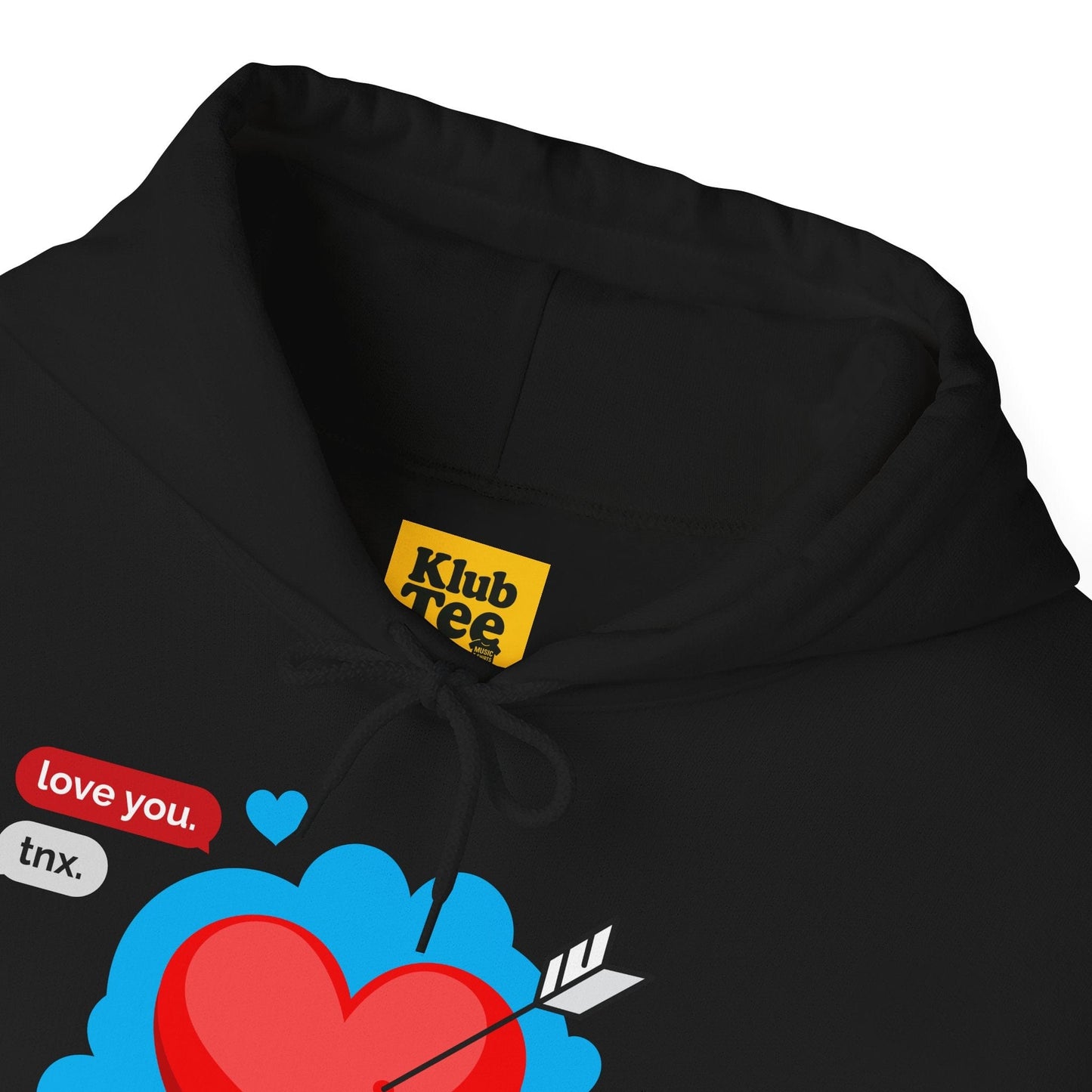 Love You Heart Hoodie - Gift for your love