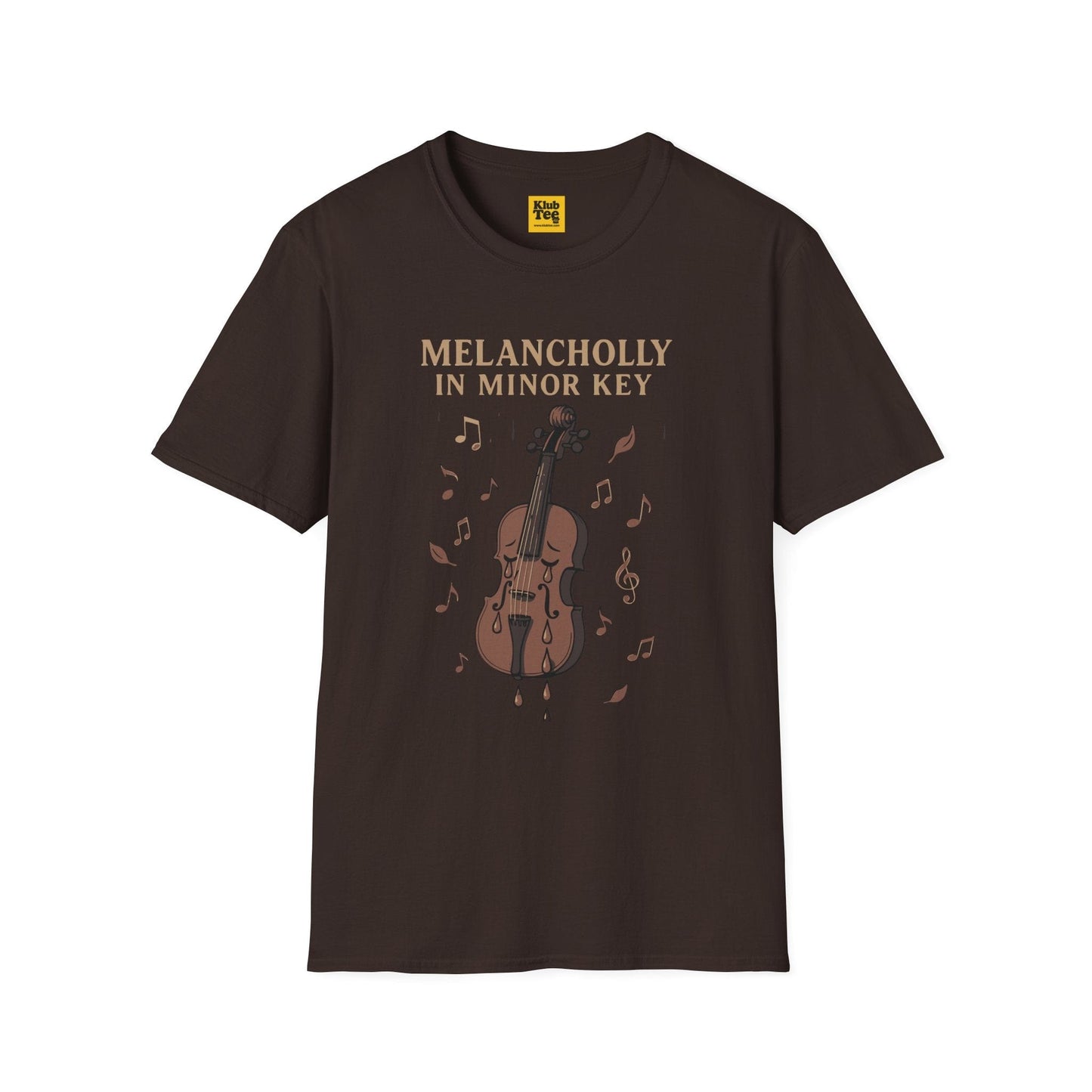 Melancholy Violin T-Shirt - Emotional Music