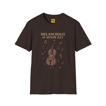 Melancholy Violin T-Shirt - Emotional Music