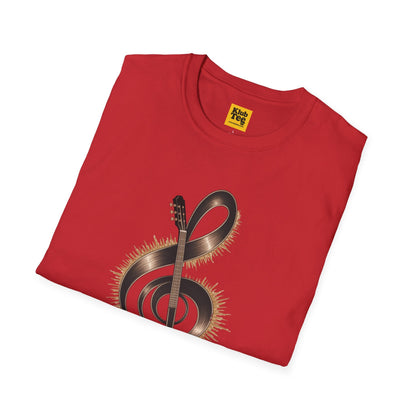 Musical Vibes T-Shirt - Treble Clef Design