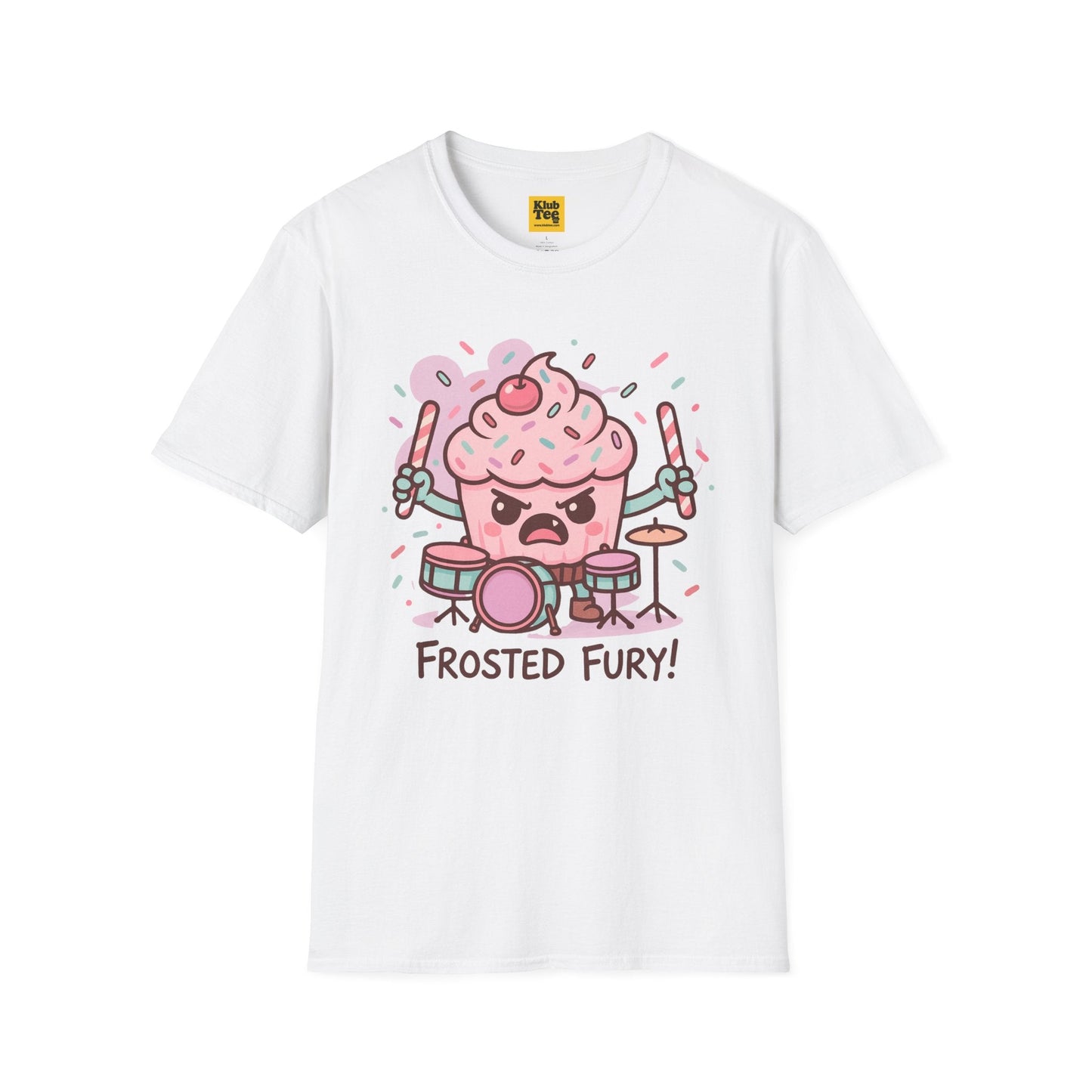 Frosted Fury Cupcake Drummer T-Shirt