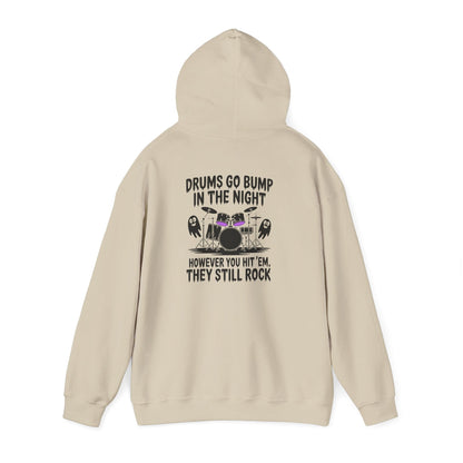 Halloween Pumpkin Drums Hoodie - Spooky Design