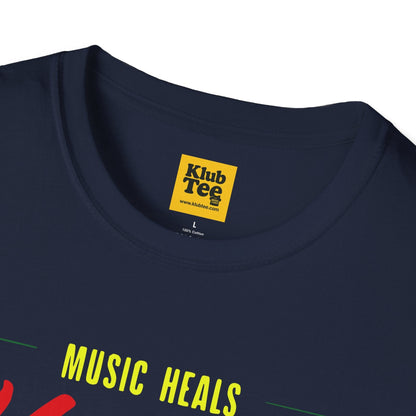 Music Heals YaMan T-Shirt - Healing Vibes