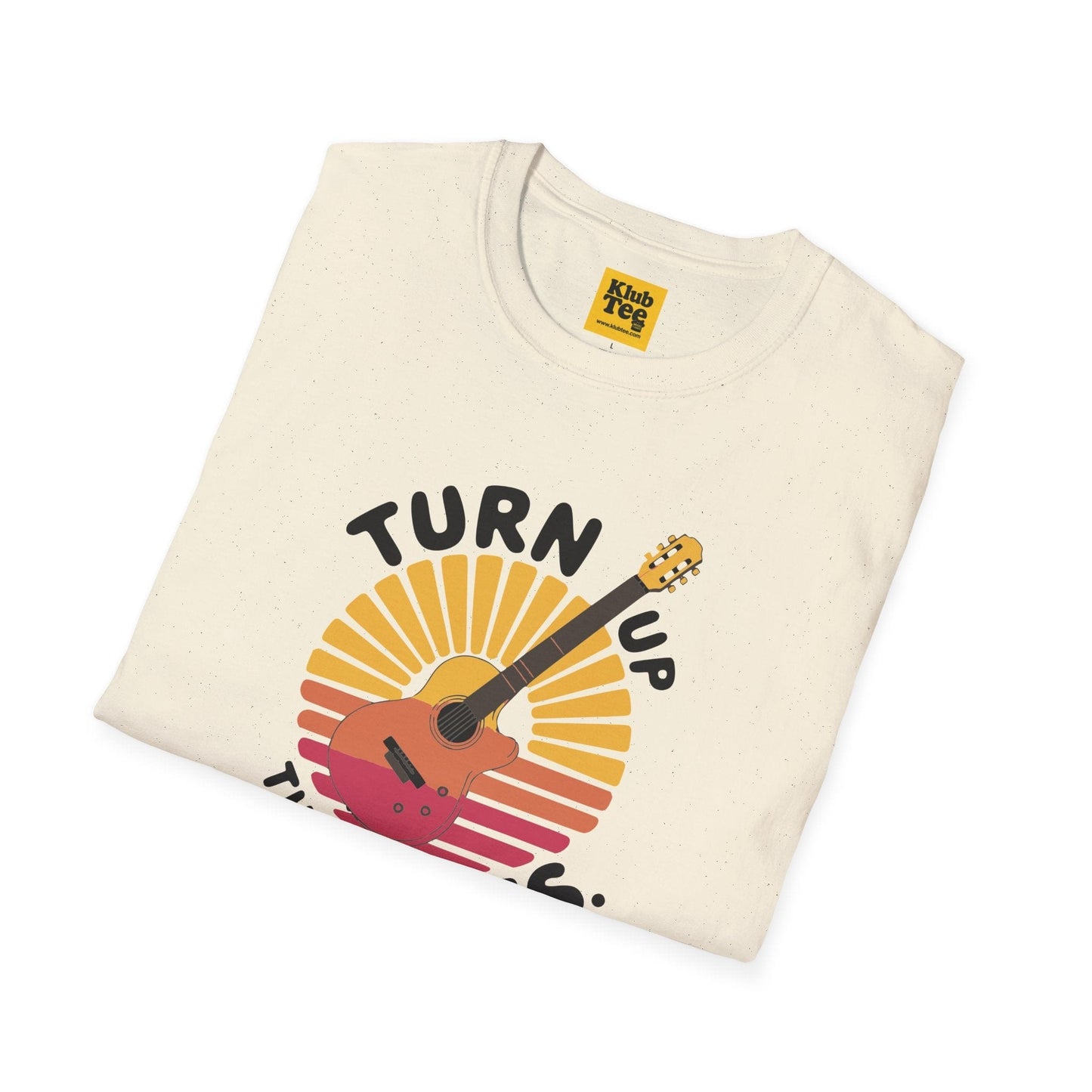 Retro Vibes Guitar T-Shirt - Vintage Style