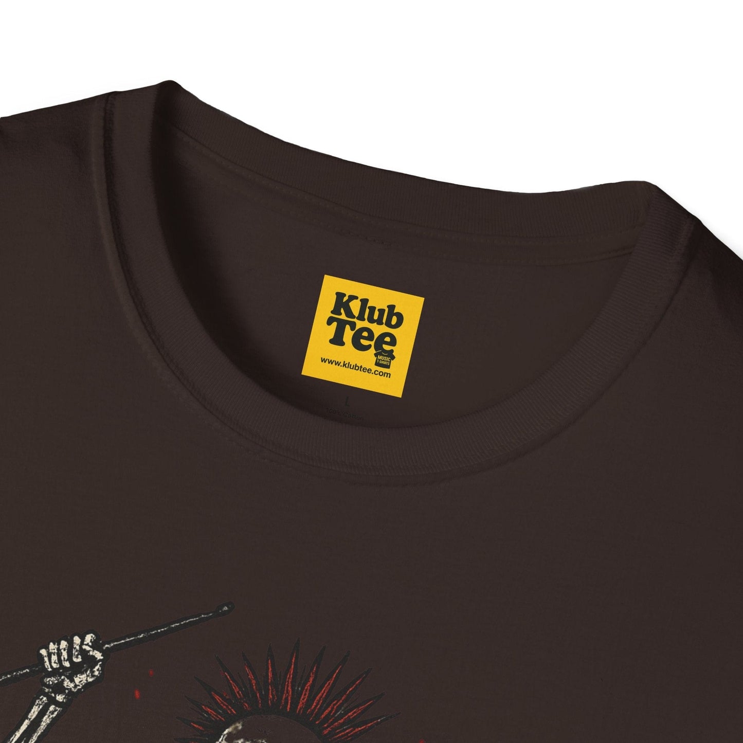 Rockin' Skeleton Drummer T-Shirt - Attitude Design