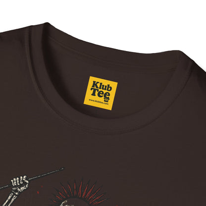 Rockin' Skeleton Drummer T-Shirt - Attitude Design