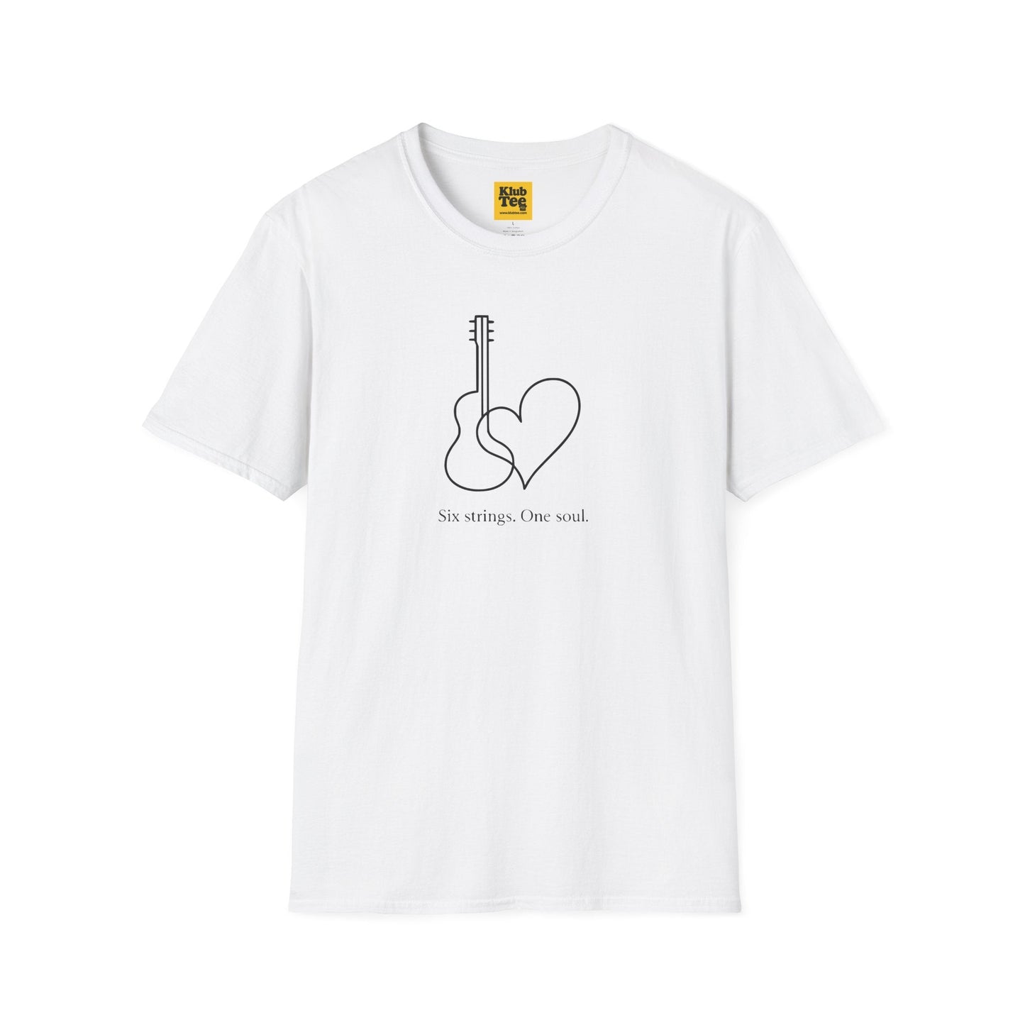 Six Strings One Soul T-Shirt - Guitar Love