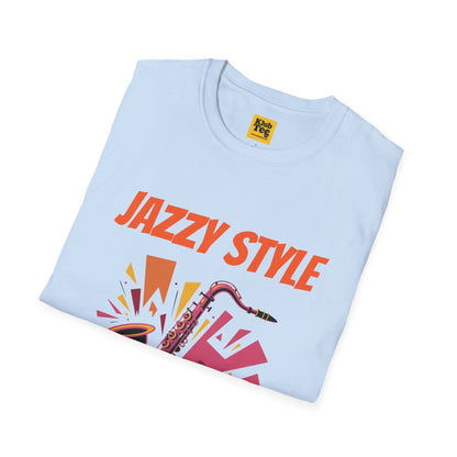 Jazzy Style T-Shirt - Cool Jazz Design
