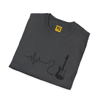 Heartbeat Guitar T-Shirt - Music Life