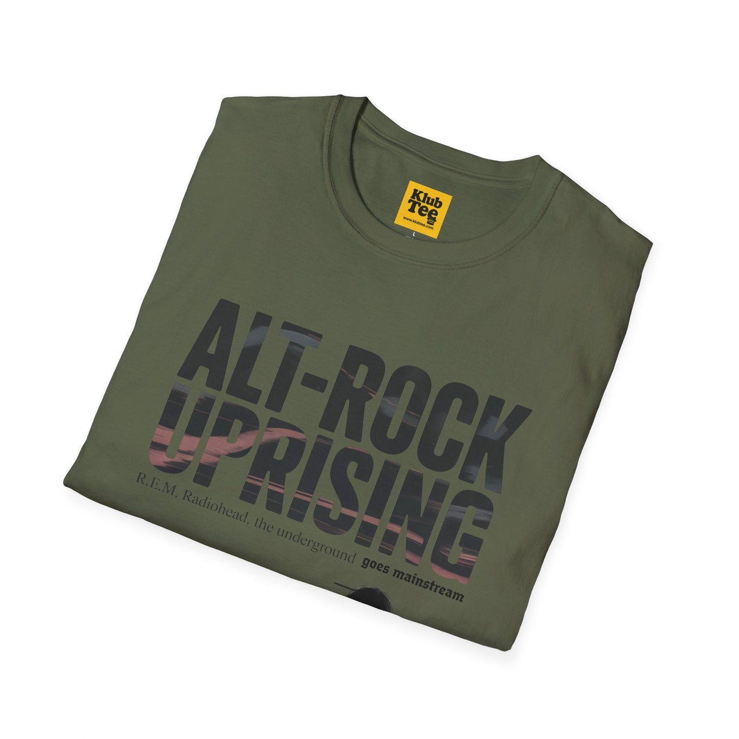 Alt-Rock Uprising T-Shirt | Guitar Silhouette Band Tee