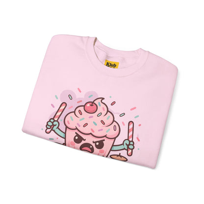 Frosted Fury Sweatshirt - Cute Dessert Graphic Tee