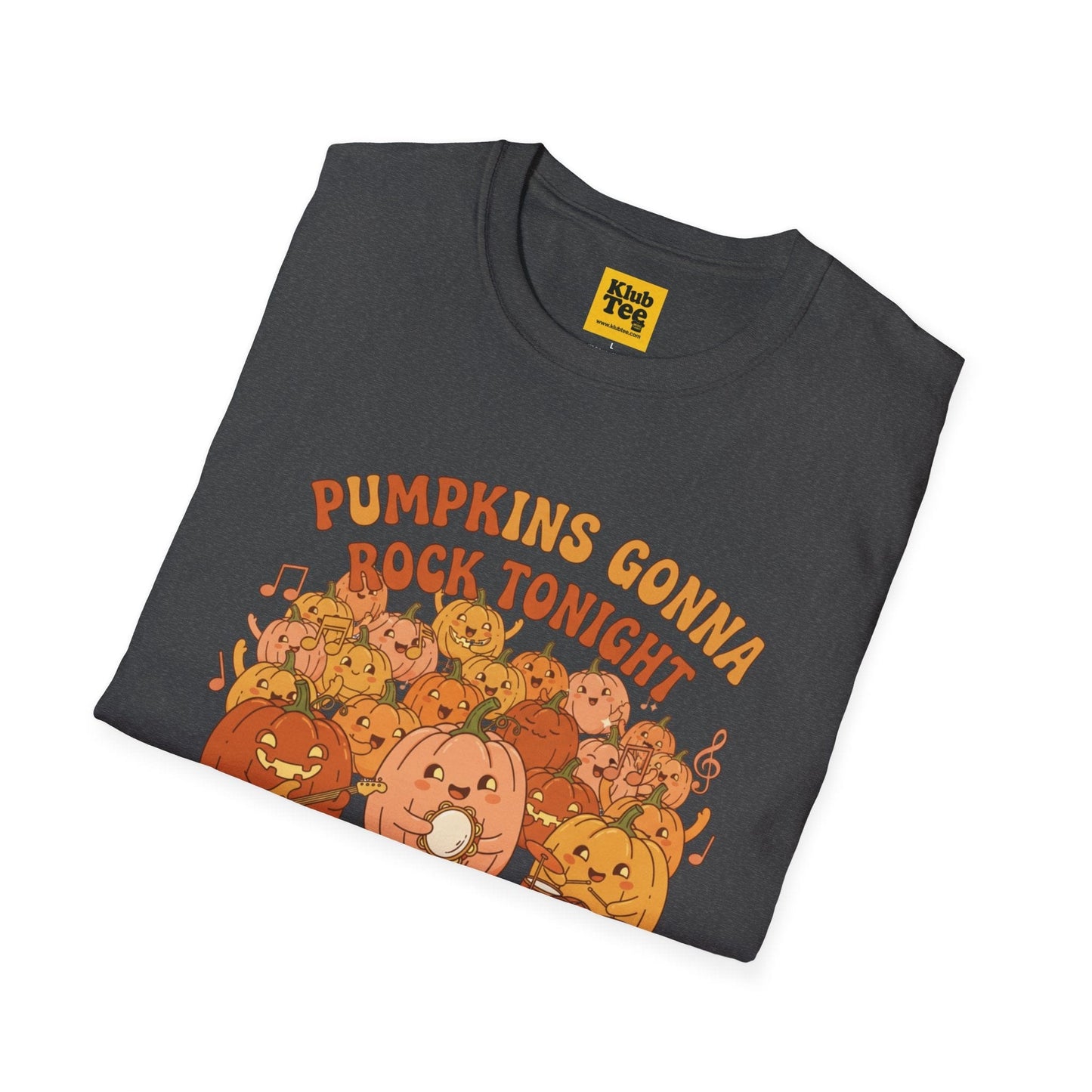 Pumpkin Rock Night T-Shirt - Halloween Fall Vibes