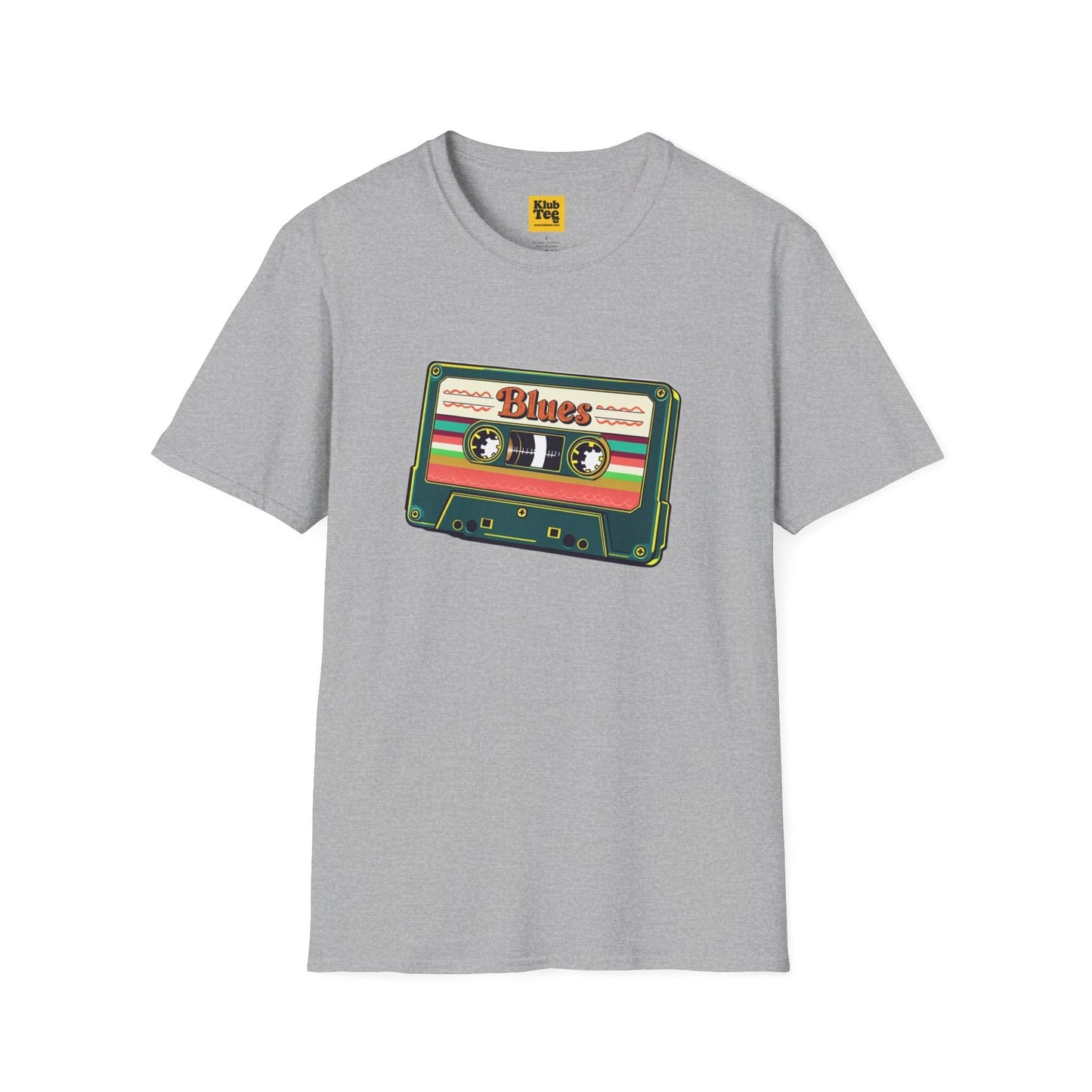 Vintage Blues Cassette T-Shirt - Retro Music