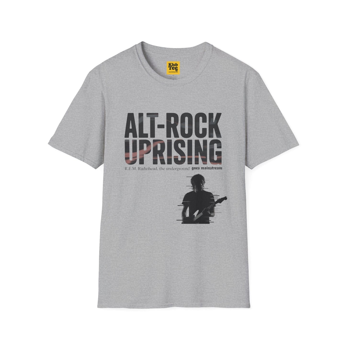Alt-Rock Uprising T-Shirt | Guitar Silhouette Band Tee