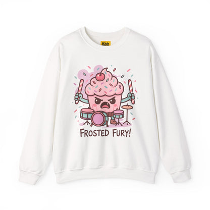 Frosted Fury Sweatshirt - Cute Dessert Graphic Tee