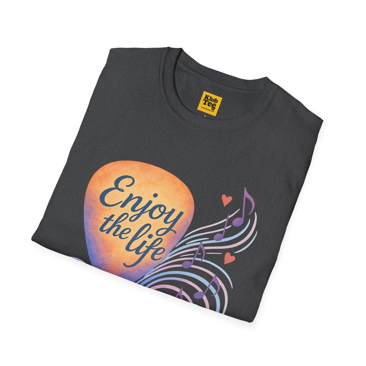Enjoy The Life Music T-Shirt - Positive Vibes