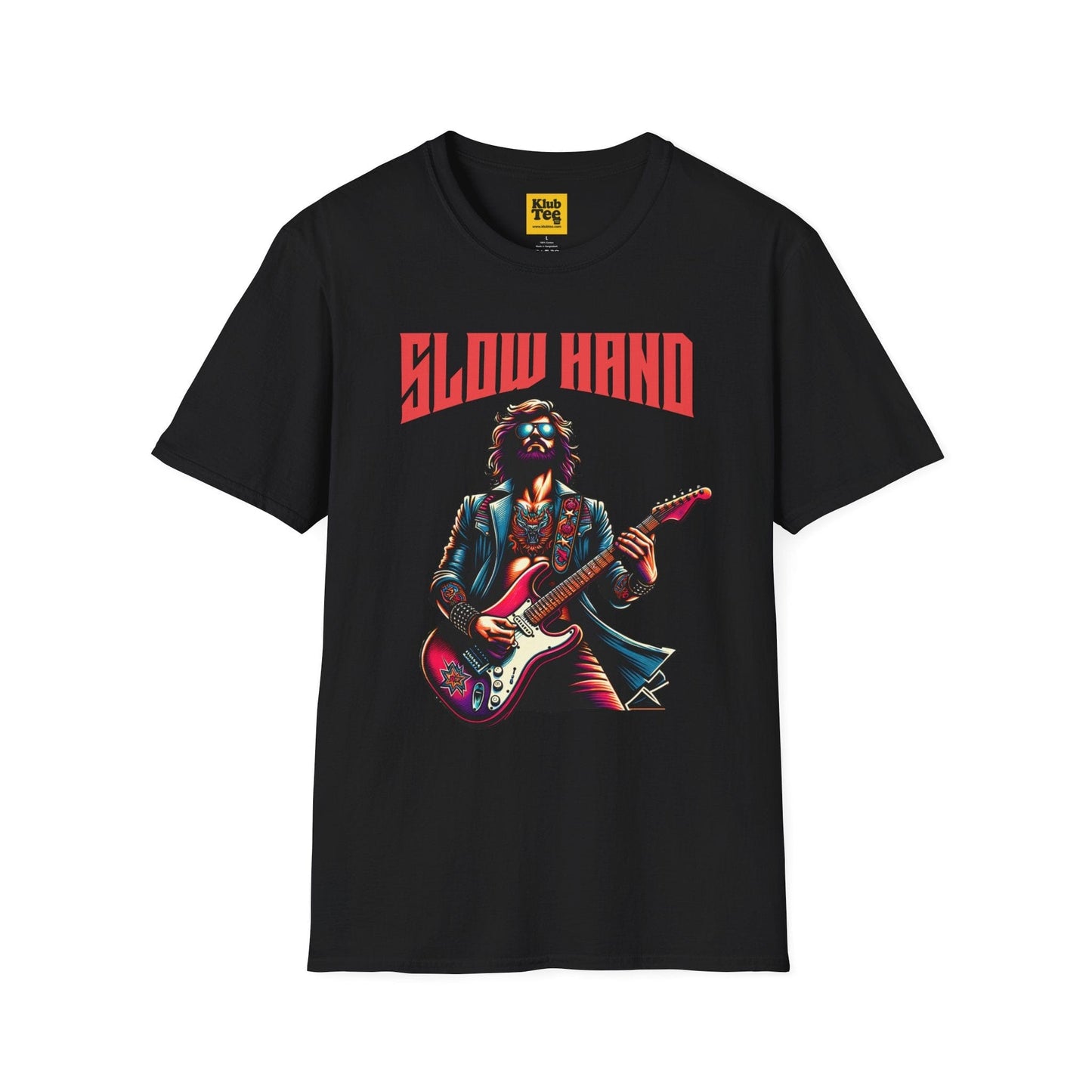 Slow Hand Retro Blues T-Shirt - Guitar Legend Tribute
