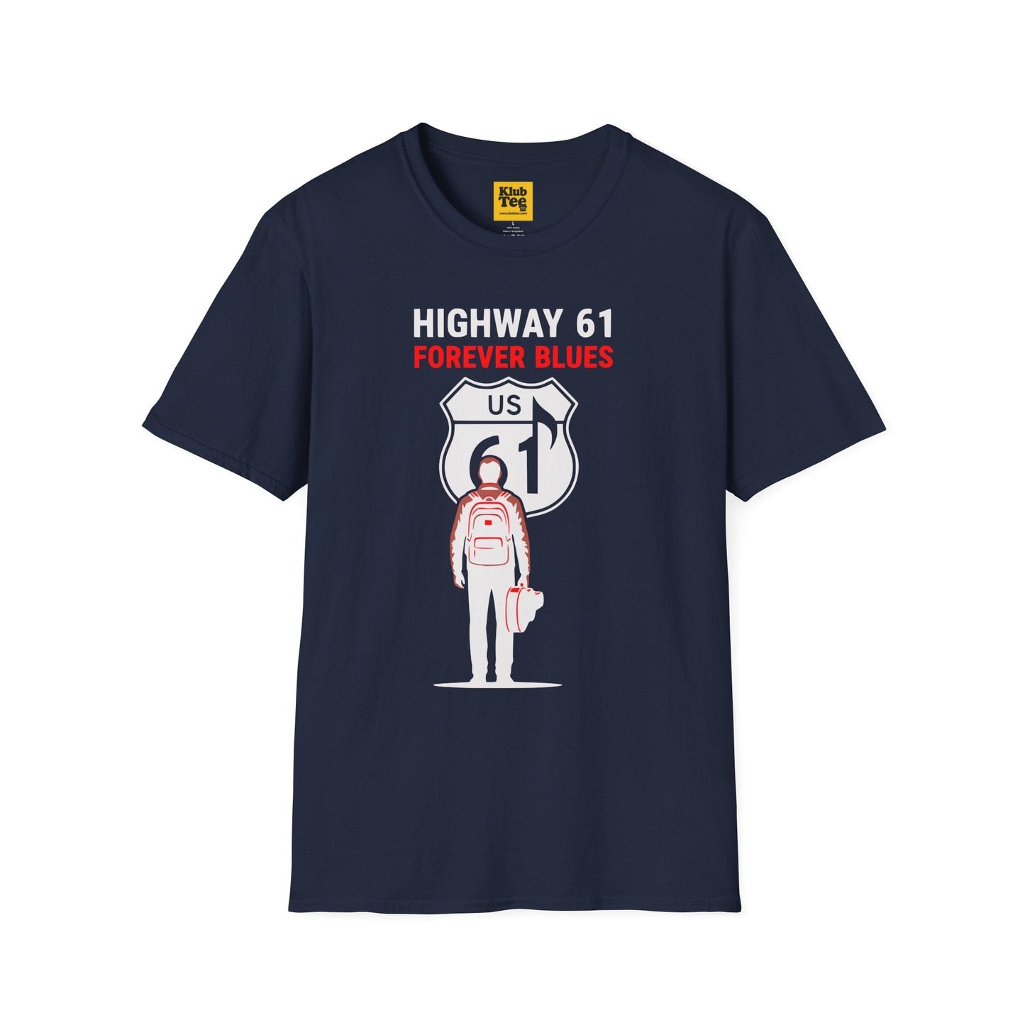 Highway 61 Forever Blues Softstyle Tee - Music Gift