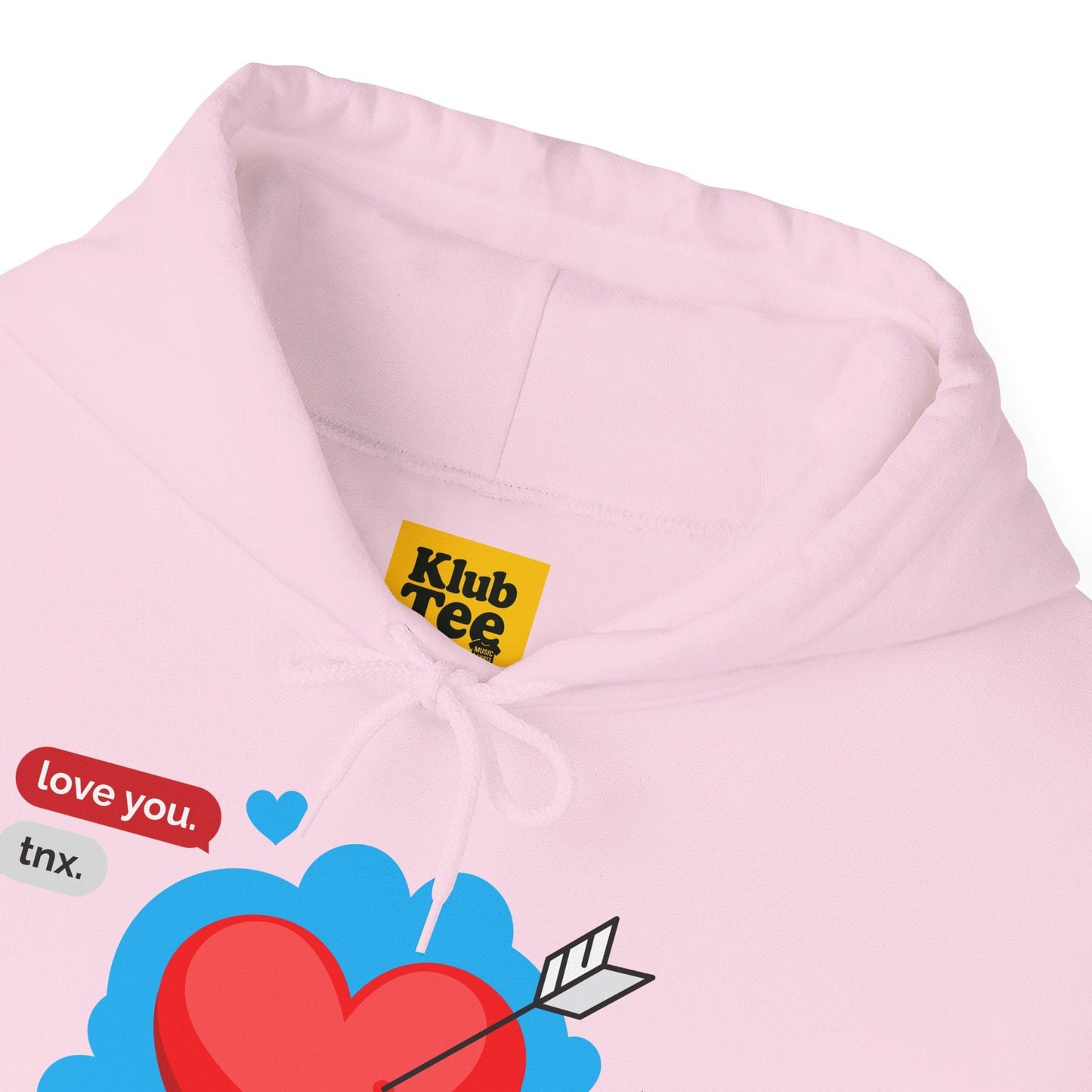Love You Heart Hoodie - Gift for your love