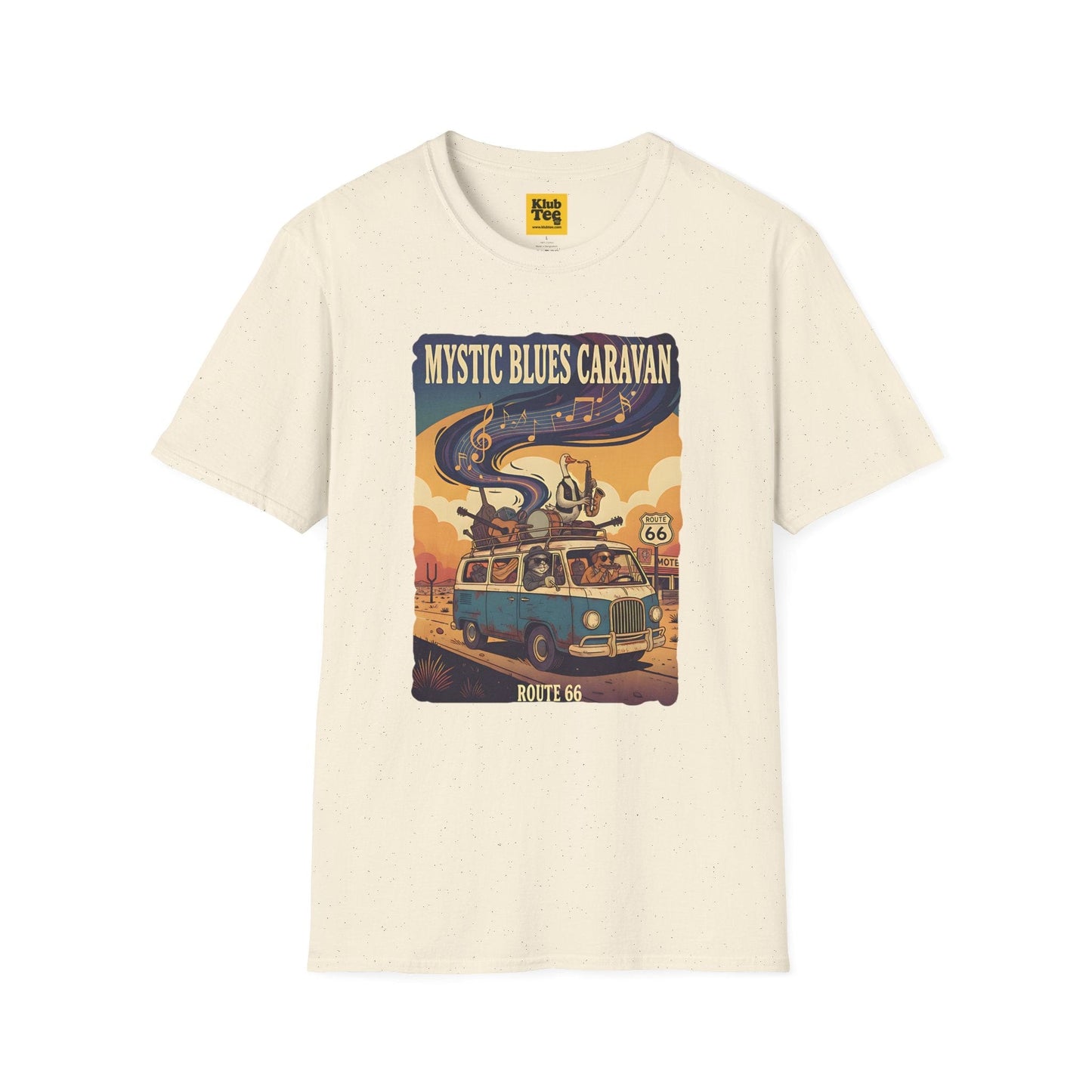 Route 66 Mystic Blues T-Shirt - Vintage Travel Tee
