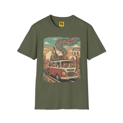 Vintage Road Trip T-Shirt - Adventure Travel Tee