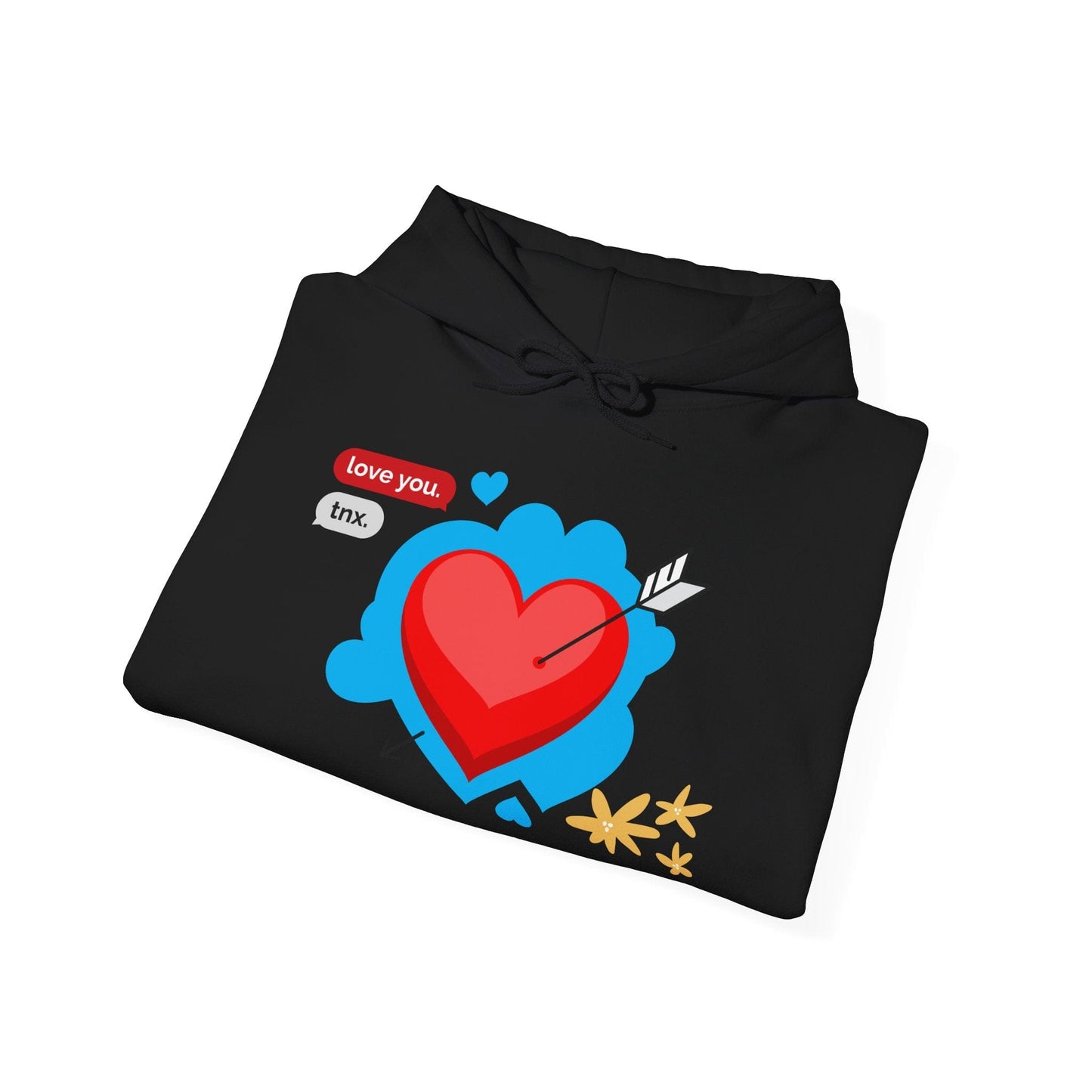 Love You Heart Hoodie - Gift for your love