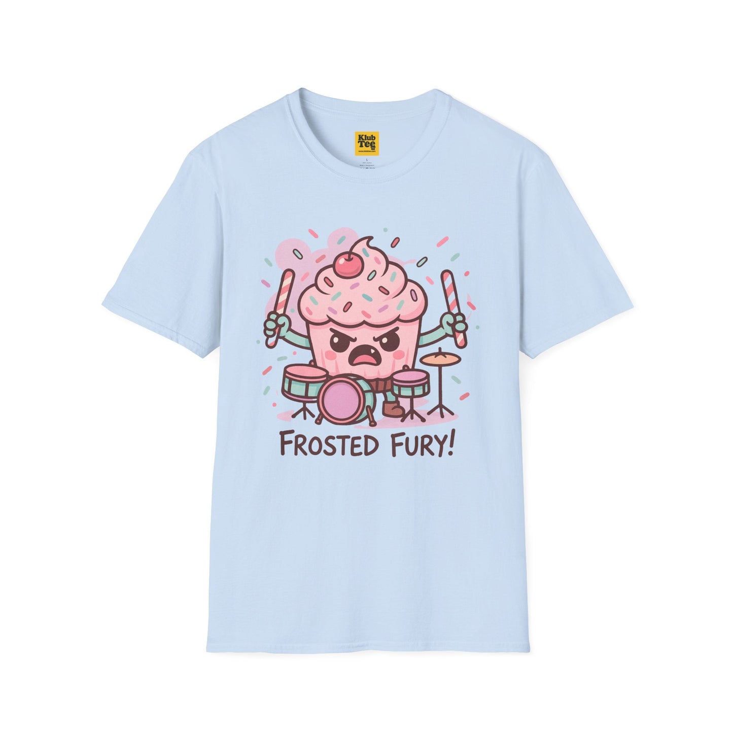 Frosted Fury Cupcake Drummer T-Shirt